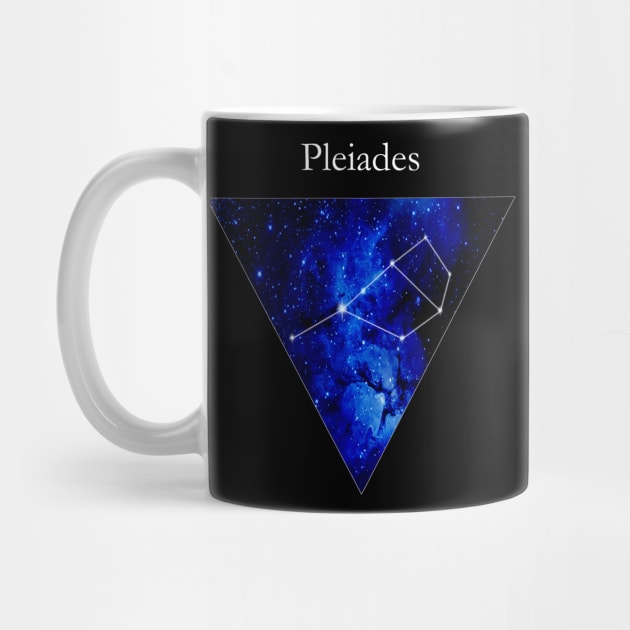 Pleiades Constellation Star Map by Bluepress